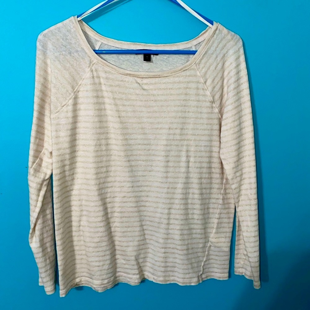 Sparkly striped shirt